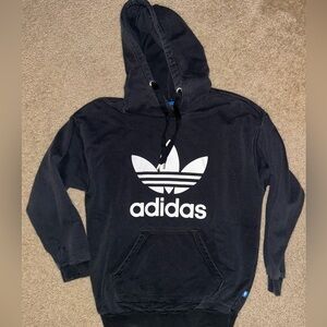 Women’s Adidas Black and White Hoodie